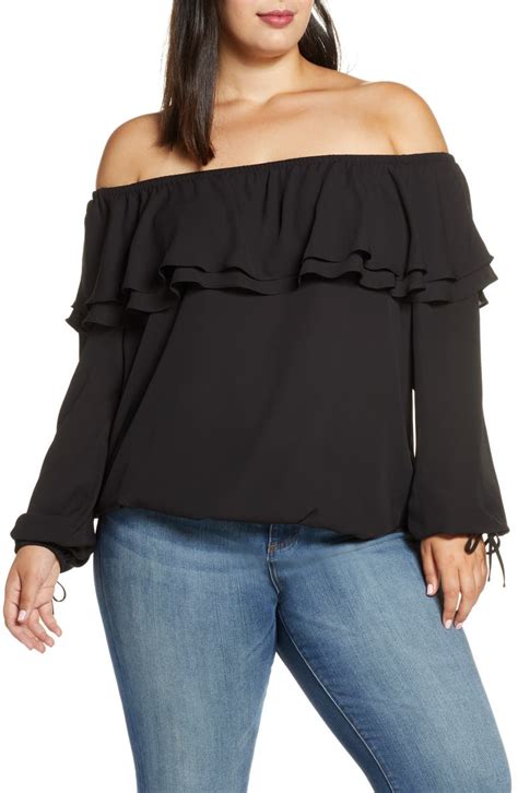 michael kors black peasant top|Michael Kors peasant blouse 2x.